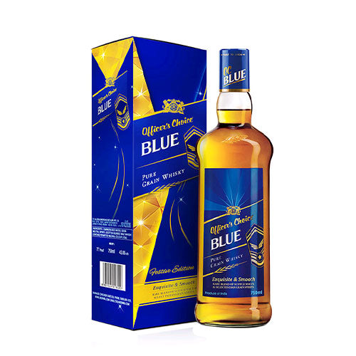 OFFICER CHOICE BLUE WHISKY – Glens and Tonics
