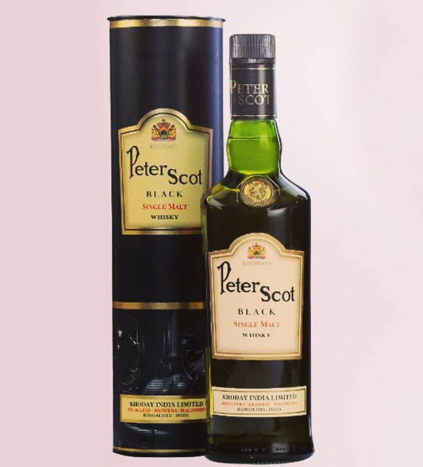 PETER SCOT BLACK SINGLE MALT WHISKY Glens and Tonics